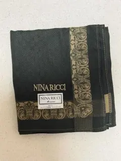 NINA RICCI ハンカチ ダークグリーン