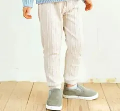 アプレレクール　裏起毛あったかパンツ　ケーブル編み風 サイズ100