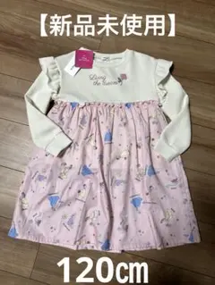 【新品未使用】ディズニープリンセス柄フリル　120cm