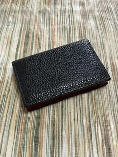 MAISON TAKUYA メゾンタクヤ 名刺入れ 黒 赤