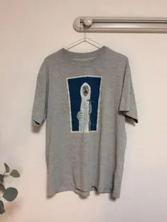 モンベル mont-bell ウィックロン Tシャツ 畦地梅太郎 L グレー