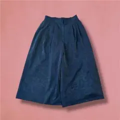 日本製 ガウチョパンツ カジュアル M ブラック ノームコア y2k グランジ