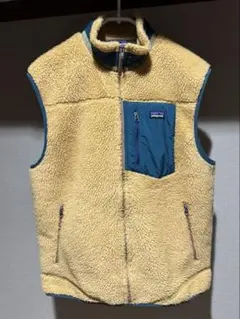 廃盤希少 人気色 パタゴニア レトロX ベスト ヴィンテージゴールド M〜L 希少】Patagonia vintage gold パタゴニア レトロx ベスト