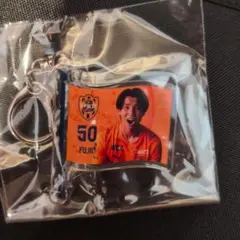 清水エスパルス　藤井智也　フラッグ風アクリルキーホルダー