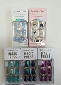 新品　未開封DASHING DIVA MAGIC PRESS ペディ 5点セットのサムネイル