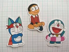 d-05 ドラえもん　防水ステッカー　シール　3枚セット