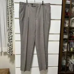 アクアスキュータム　ロンドン　パンツ　スラックス　大きいサイズ　ウール　チェック