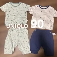 UNIQLO ベビーパジャマ　2着セット 90cm