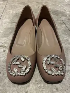 GUCCI クリスタル付き パンプス　ピンクのサムネイル