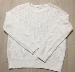 少し厚手シンプルコットンセーター