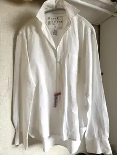 【希少】フランク&アイリーン リネン100%スキッパーシャツ アイリーン XXS