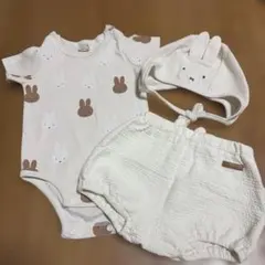 petit main ミッフィー　ロンパース　80cm