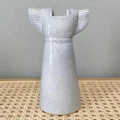 リサラーソン 花瓶 ワードローブ ドレス ライトブルー フラワーベース 陶器のサムネイル