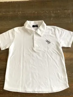 COMME CA ISM 白半袖ポロシャツ　120Aサイズ