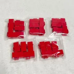 RJ45 Cat6 キーストーンカプラー LAN ケーブル用 レッド 25個