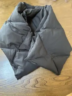 BEAMS ブラック キルティング スヌード