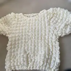 branshes アイボリー フリルトップス 120cm