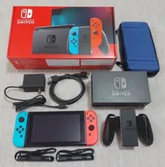 Switch本体一式(バッテリー強化版)＋キャリングケース＋microSDカード