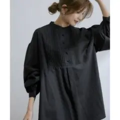 【新品】コットンレースチュニックブラウス★綿100%★ViS