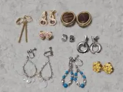 イヤリング 9個 まとめ売り アクセサリー ヴィンテージ ブランド？ 刻印