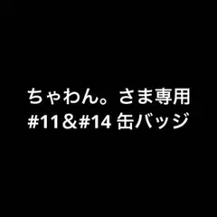 専用品 缶バッジ
