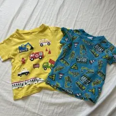 ベビー　キッズ　Tシャツ　はたらくくるま