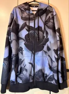 入手困難 NieR CLOTHING 総柄フラワーZIPパーカー モード