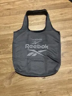 新品 リーボック トートバック エコバッグ ブラック グレー