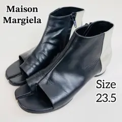 2677 メゾンマルジェラ ショートブーツ タビブーツ 足袋 レザー シルバー