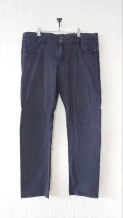 WT02 ブラック 黒 スリムフィットパンツ