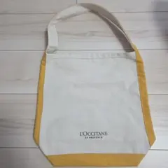 L'OCCITANE エコバッグ クリーム/イエロー