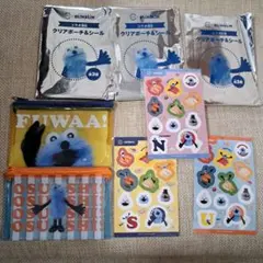 スシロー　スンスン　コラボ　クリアポーチ& シール