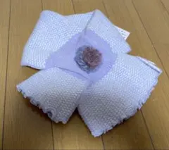 ◆ 宇野千代　ミニマフラー　タグ付　ニット　パープル　紫のサムネイル