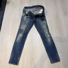 DSQUARED2 スキニーデニム 46サイズ ダメージ加工