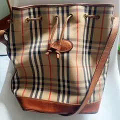 Burberry チェック柄 ショルダーバッグ