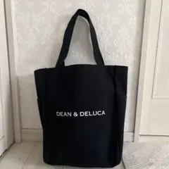 DEAN & DELUCA ブラックトートバッグ