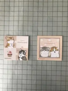 ♪ ファミリーマート　mofusand わっふれーむ　シール　2枚　♪