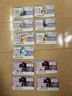 ワンピース スクラッチくじ　はずれ券11枚セット