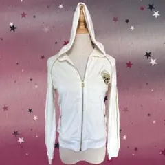 y2k 平成ギャル フェアリーグランジ パンク ベロア スカル パーカー