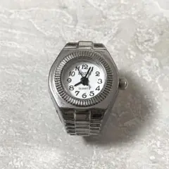リングウォッチ 指輪時計 12号 クォーツ 丸型 リング ウォッチ 時計