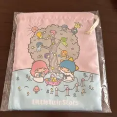 リトルツインスターズ50周年 ミニ巾着