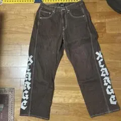 XLARGE ワイドパンツ 32 ブラウン