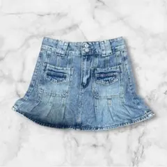 試し履きのみ レディース デニム スカート XS