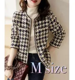 千鳥柄ジャケット 卒業式　入学式　アウター【24時間以内発送】