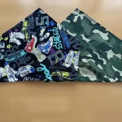 ハンドメイド子供用三角巾二枚セット