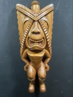 vintage ハワイアンオールドティキ 壁掛け TIKIオブジェ 55cm
