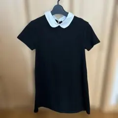 Zara kids 黒の半袖ワンピース 11/12サイズ　150cm