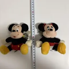 ミッキー ミニー ぬいぐるみセット 約15cm