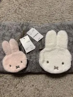 ★ミッフィー★Dick Bruna★小、中ポーチ 2色セットのサムネイル