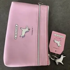 ユニコーン　かわいいペンケース　ペンポーチ　筆箱　筆入れ　ピンク